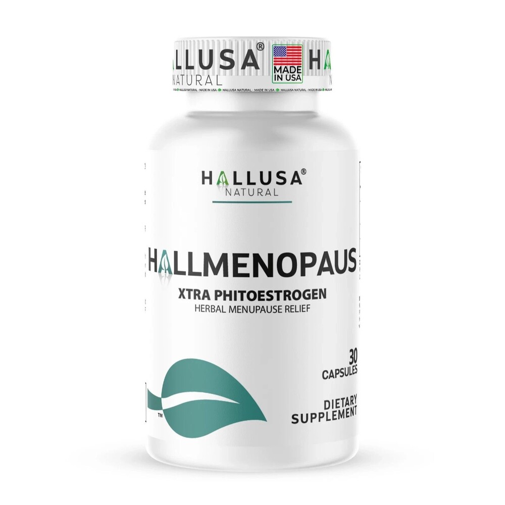 Menopause Supplement for women - 500mg - 30 caps - Soy Isoflavones & Ipriflavone